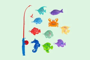 معرفی قلاب ماهیگیری اسباب بازی + بهترین قیمت خرید